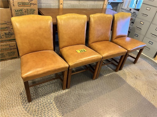 TIMES THE MONEY: (4) TAYLOR CHAIR CO. UPHOLSTERED SIDE CHAIRS