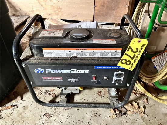 POWER BOSS 1700 WATT GENERATOR