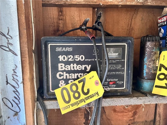SEARS BATTERY CHARGER
