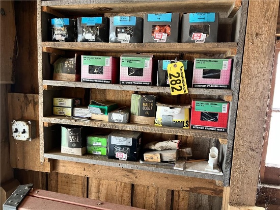 LOT: 21-BOXES OF ASSORTED FASTENERS