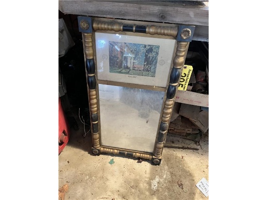 MIRROR "BALLOU HALL", 17.5"W X 32"H