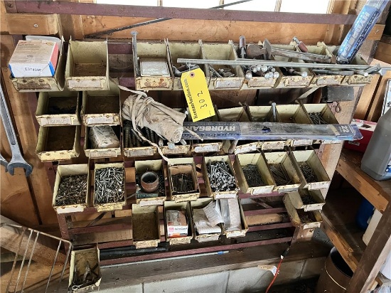 34-PARTS BINS & CONTENTS
