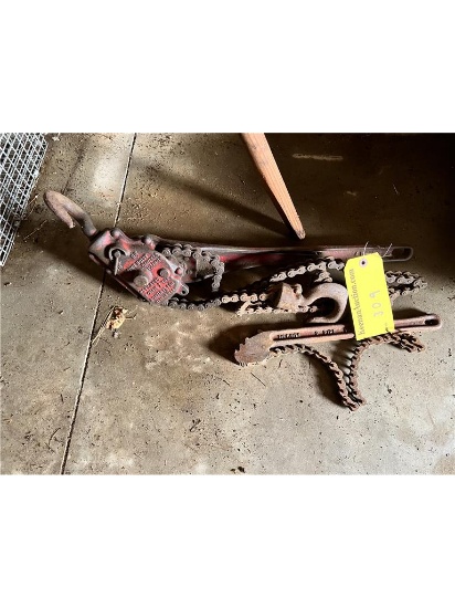 COFFING CHAIN RATCHET/HOIST, CHAIN WRENCH