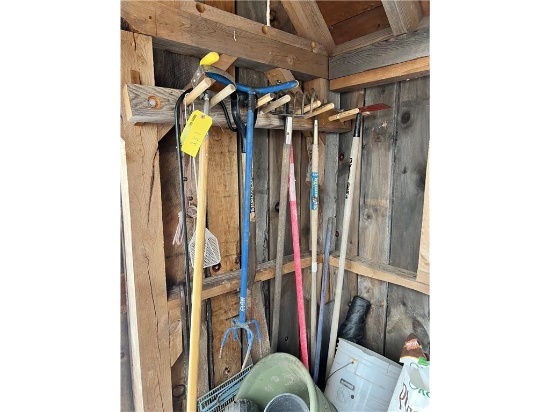 LOT OF LONG HANDLED TOOLS