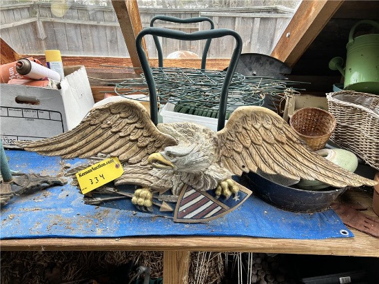 43" CAST IRON AMERICAN EAGLE