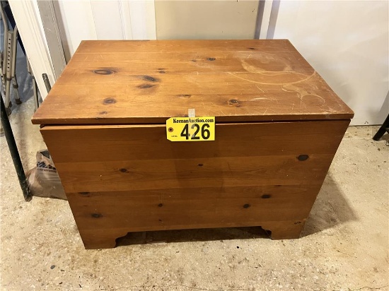 34.5"W X 24"D X 24"H CEDAR CHEST