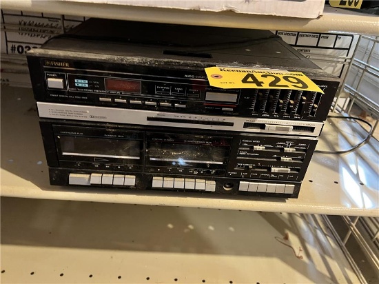 FISHER MC-728 AUDIO COMPONENT SYSTEM