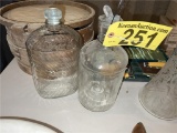 TIMES THE MONEY: (2) GLASS JUGS