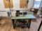 FLOOR 2: MITSUBISHI LT2-250 SEWING MACHINE STATION, 3PH, S/N: M1ATW135340, W/ CHAIR