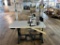 FLOOR 2: YAMATO AZ8500-C5DA-50 SEWING MACHINE STATION, 3PH, W/ CHAIR & RACING PULLER