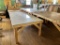 FLOOR 3: LOT: (2) 4X6, (4) 4X8, (1) 4X12 WORK TABLES WITH 4-4X8 LAMINATE TOPS