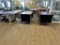 FLOOR 3: (4) ASSORTED PEDESTAL DESKS WITH 1-PORTABLE DESK