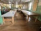 FLOOR 3: LOT OF ASSORTED LUMBER, TABLES, BENCHES, TOPS