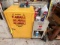 FLOOR 2: LOT: JUSTRITE FLAMMABLE CABINET 12-GALLON, BROOMS, LUBES, OILERS, CART