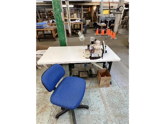 FLOOR 1: YAMATO AZ8505H-A4DA/K1 SEWING MACHINE STATION, 3PH, S/N: YJ19724