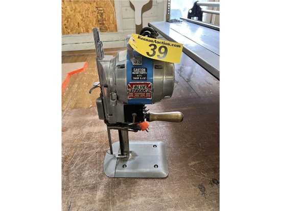 FLOOR 1: BLUE STREAK II BY EASTMAN MACHINE CO. ELECTRIC SCISSOR, 1PH, 629 CLASS, 8"KNIFE