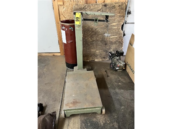 FLOOR 1: DETECTO PORTABLE PLATFORM SCALE, 1,000LB CAPACITY