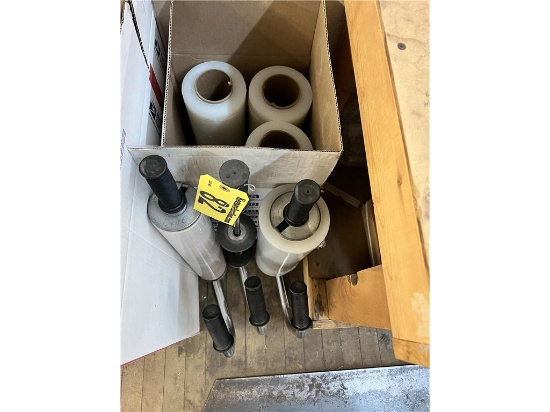 FLOOR 1: LOT OF 3-SHRINK WRAP TOOLS W/ SHRINK WRAP