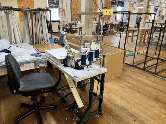 FLOOR 2: YAMATO AZ8500-C5DA-50 SEWING MACHINE STATION, 3PH, W/ CHAIR