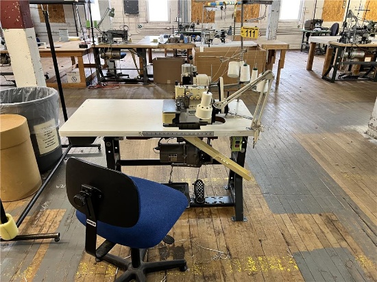 FLOOR 2: YAMATO AZ8500H-C5DA-50 SEWING MACHINE STATION, 3PH, S/N: YJ15151