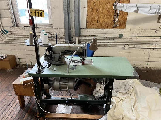 FLOOR 2: MITSUBISHI DN-265 SEWING MACHINE STATION, 3PH, S/N: 22-0Z4246, 135X5 NEEDLE