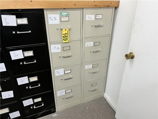 FLOOR 2: (2) 4-DRAWER FILE CABINETS