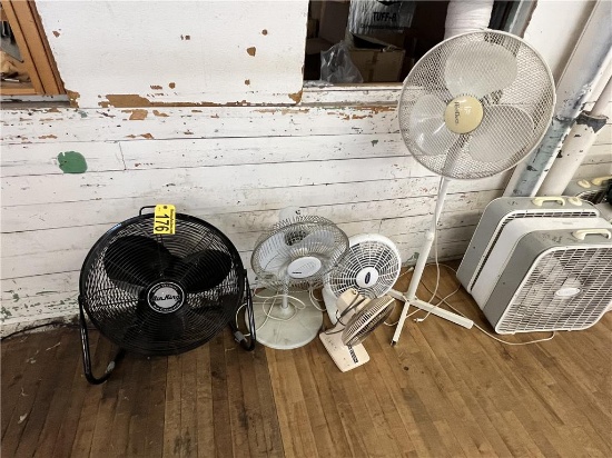 FLOOR 2: AIR KING FLOOR FAN WITH 4-FLOOR FANS