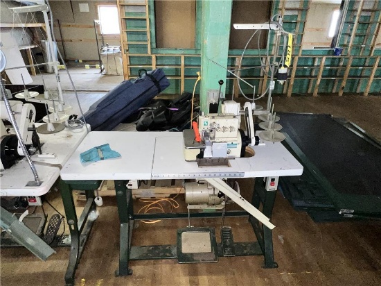 FLOOR 3: YAMATO AZ8500H-A4DF-A53 SEWING MACHINE STATION, RACING PULLER, 3PH, S/N: YJ25562