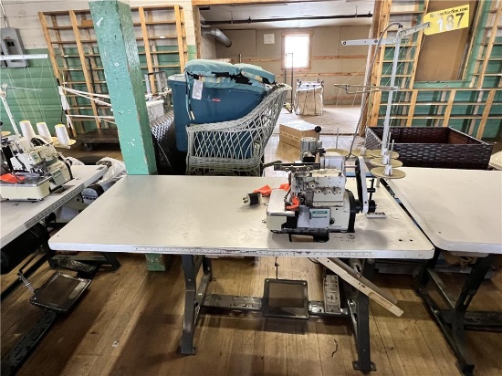 FLOOR 3: YAMATO AZ8505H-A4DF-A53 SEWING MACHINE STATION, RACING PULLER, 3PH, S/N: YJ27770