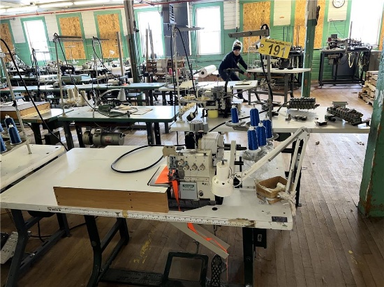 FLOOR 3: YAMATO AZ8505H-A4DA/K1 SEWING MACHINE STATION, RACING PULLER, 3PH, S/N: YJ18990