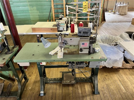 FLOOR 3: MITSUBISHI LT2-250 SEWING MACHINE STATION, 3PH, LE-CAN AUTO CHARGER, S/N: ATAT 823151