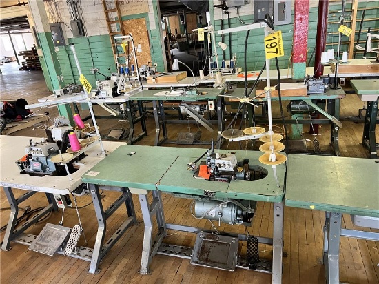 FLOOR 3: JUKI MO-812 SEWING MACHINE STATION, CLASS DF6, 3PH