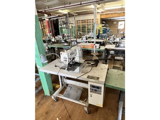 FLOOR 3: BROTHER BAS-304A-311 PROGRAMMABLE SEWING MACHINE STATION, 3PH, S/N: C8566555