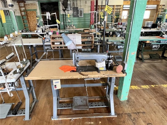 FLOOR 3: SINGER 2813 SEWING MACHINE STATION, 3PH, WITH ROLLER ATTACHMENT