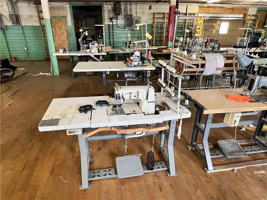 FLOOR 3: KANSAI SPECIAL DF8-1412P SEWING MACHINE STATION, 3PH, S/N: KS965195K