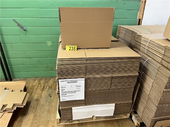 FLOOR 3: LOT: (200) 24X12X12" CARDBOARD BOXES