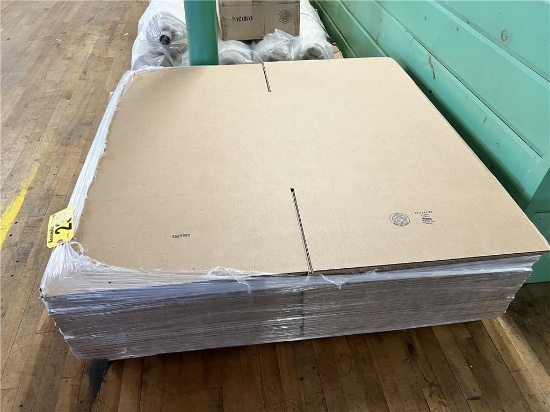 FLOOR 3: LOT: (50+) 24X24X24" CARDBOARD BOXES