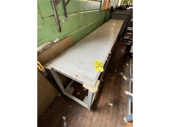 FLOOR 3: PORTABLE 9' X 18" X 28"H CART