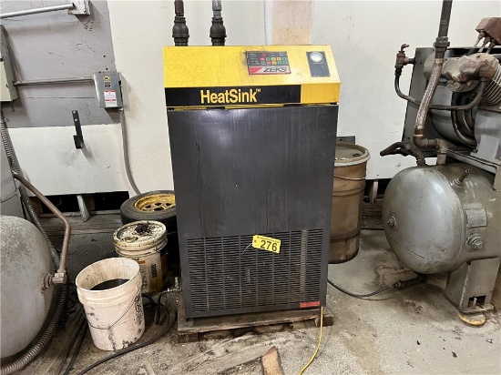 FLOOR 1: ZEKS HEATSINK AIR DRYER MODEL 300HSEA500, 3PH, S/N: 133885-2M398