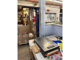 FLOOR 1: HOWE PLATFORM SCALE, 500LB CAPACITY W/ 4' X 8' X 31