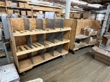 FLOOR 1: (2) DOUBLE SIDED SORTING CARTS, 66