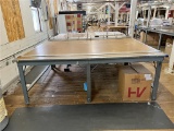 FLOOR 2: 12' X 8' LAYOUT TABLE W/SUPER SIZEMASTER 8900 PNEUMATIC DRAPERY MACHINE CLAMP