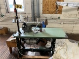 FLOOR 2: MITSUBISHI DN-265 SEWING MACHINE STATION, 3PH, S/N: 22-0Z4246, 135X5 NEEDLE