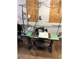 FLOOR 2: KANSAI SPECIAL DFB-1412P SEWING MACHINE STATION, 3PH, S/N: KS178320, W/ CHAIR