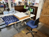 FLOOR 2: YAMATO AZ8500H-A4DF-A53 SEWING MACHINE STATION, 3PH, S/N: YJ27768, W/ CHAIR