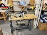 FLOOR 2: JUKI MOR-2516 SEWING MACHINE STATION, 3PH, DD4-300 CLASS, W/ CHAIR