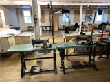 FLOOR 2: (2) SINGER SEWING MACHINE STATIONS, 3PH, NO CHAIRS, (1) MODEL: 111G156
