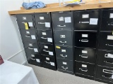 FLOOR 2: (4) FILING CABINETS, 1-LEGAL, 4-DRAWER