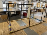 FLOOR 2: PIPE STANDS & RACKS: (7) FLOOR RACKS, (4) ROTARY RACKS, (3) WAREHOUSE ROD CARTS