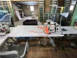 FLOOR 3: YAMATO AZ8500-C5DA-50 SEWING MACHINE STATION, RACING PULLER, 3PH, S/N: YJ14780, W/CHAIR